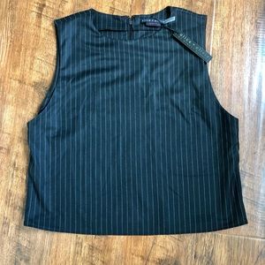 Alice & Olivia Pinstripe Top